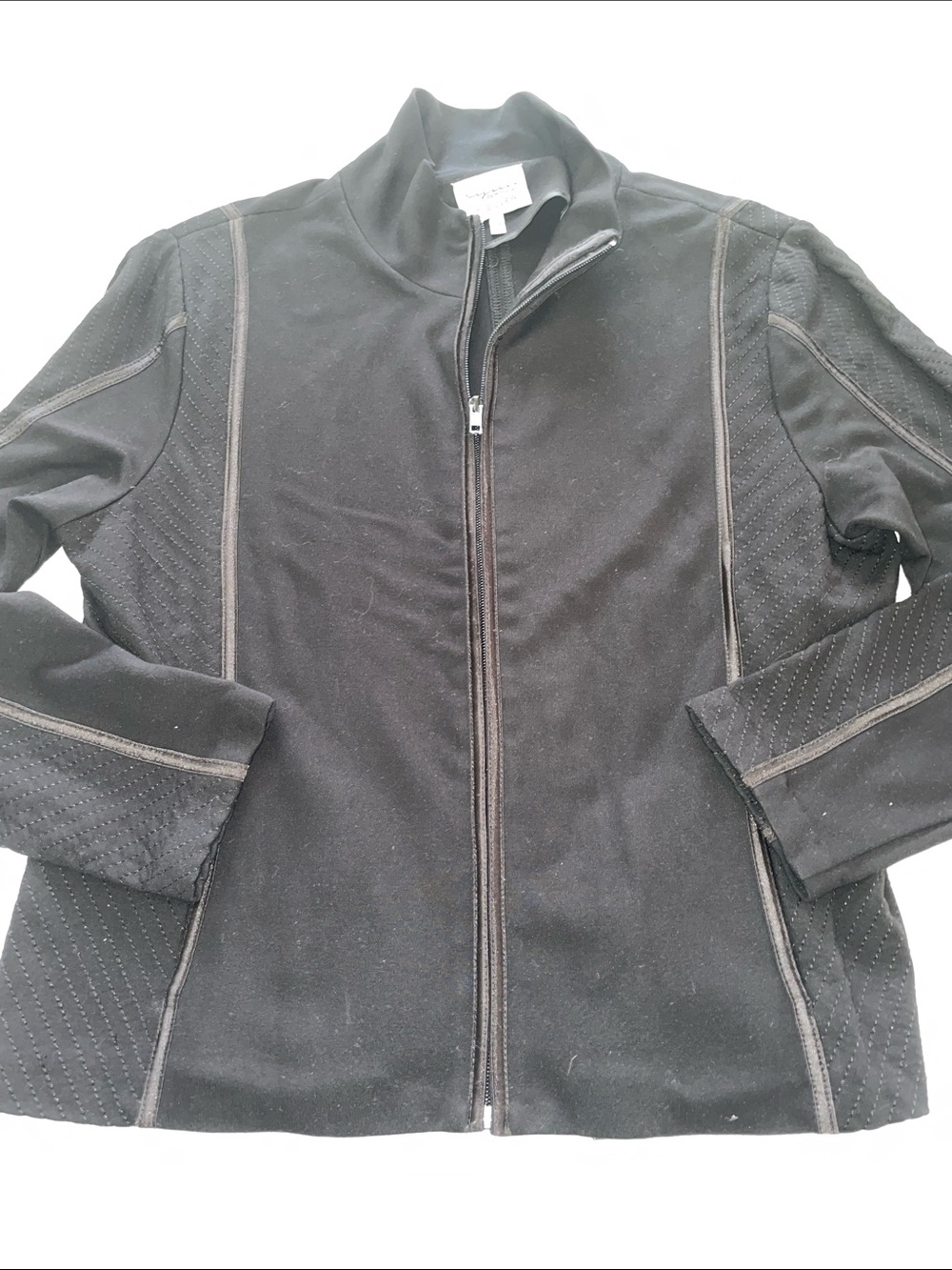 Lynn Ritchie Silver zip up jacket size large
